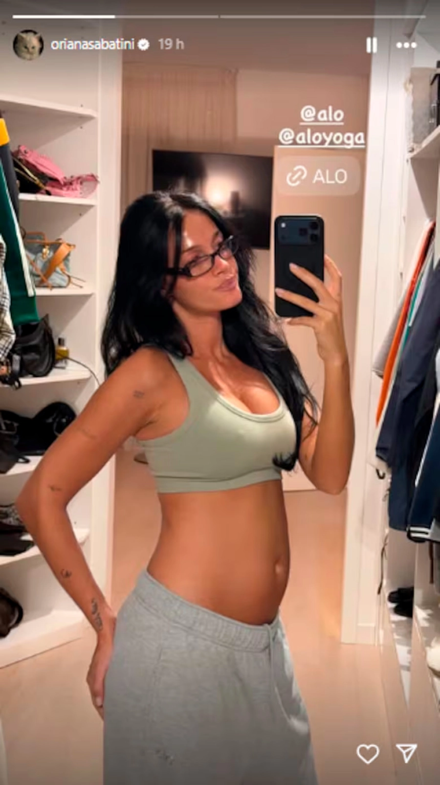 Oriana Sabatini mostr&oacute; su pancita de cuatro meses y enterneci&oacute; a todos