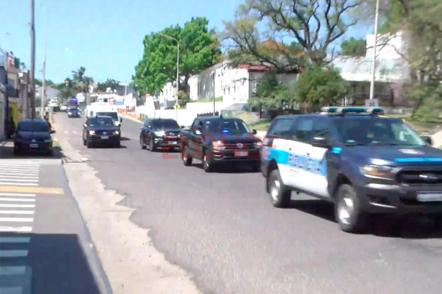 Importante operativo en Paran&aacute; por la llegada de Javier Milei