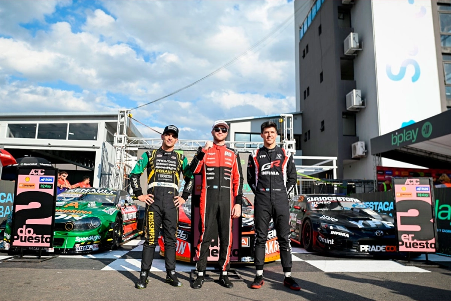 Los tres primeros. (Foto: ACTC)