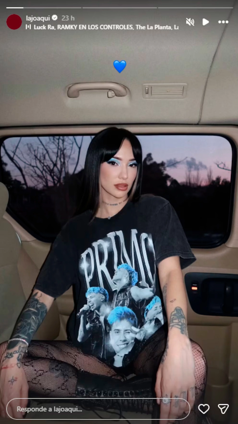 La Joaqui le dedic&oacute; un mensaje a puro amor a Luck Ra