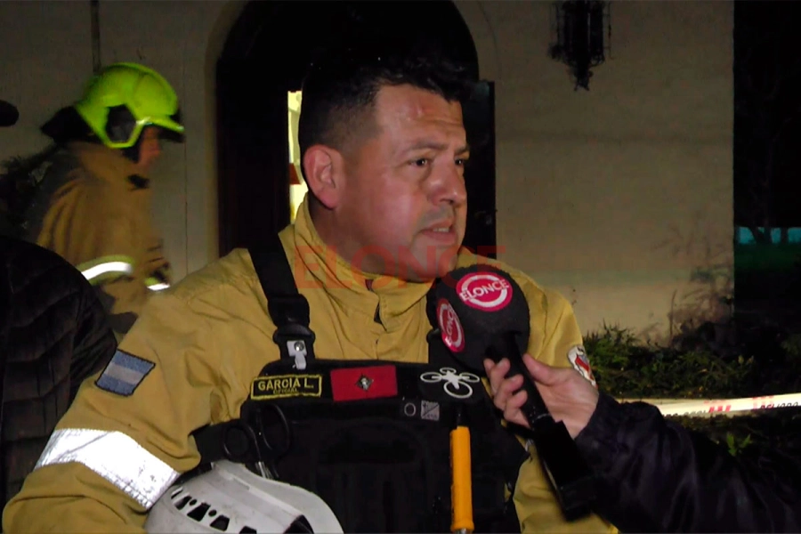 Lucas Garc&iacute;a, de Defensa Civil. Foto: Elonce.