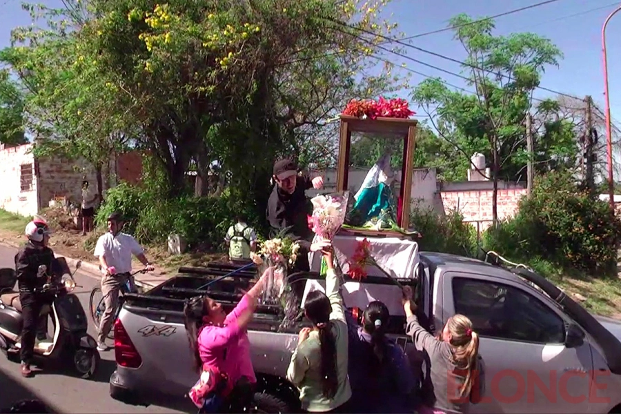 Virgen del Rosario en Bajada Grande (foto Elonce)