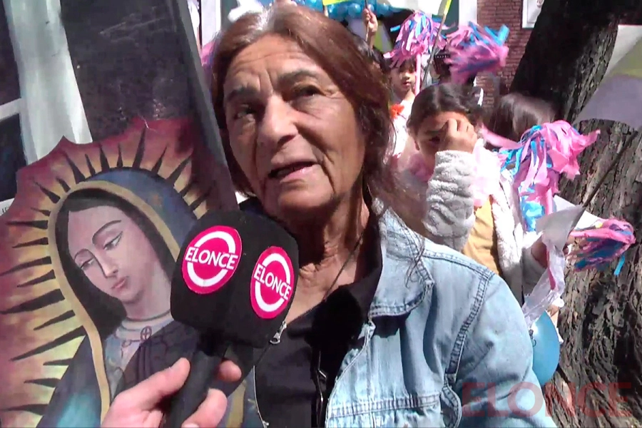 Virgen del Rosario en la parroquia Guadalupe de Paran&aacute; (foto Elonce)
