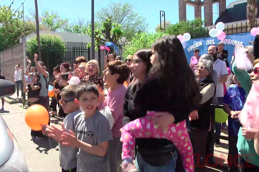 Emoci&oacute;n y fe en la llegada de la Virgen a San Agust&iacute;n (foto Elonce)
