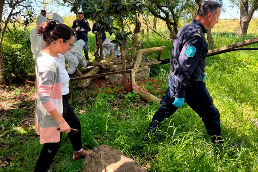 El aljibe donde fue encontrada la joven. Foto: Archivo.