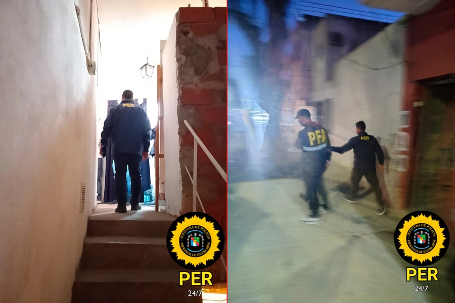 Detuvieron a pr&oacute;fugo por abuso sexual (foto Polic&iacute;a de Entre R&iacute;os)