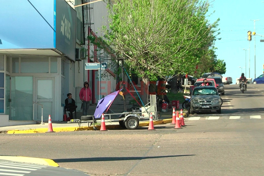 Instalaron sensores en Cinco Esquinas para medir flujo vehicular (foto Elonce)