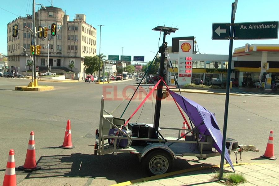 Instalaron sensores en Cinco Esquinas para medir flujo vehicular (foto Elonce)