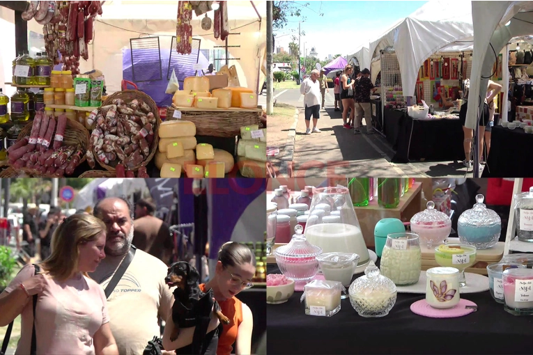 Más de 240 emprendedores participan de la feria artesanal y gastronómica en la costanera de Paraná