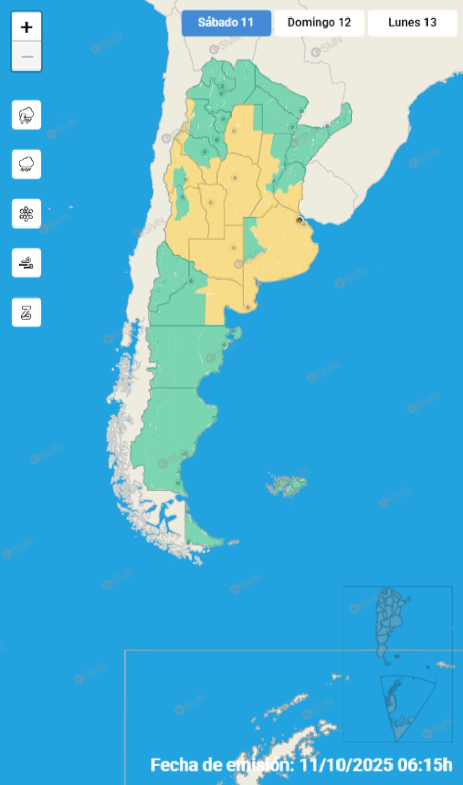 S&aacute;bado 11 de octubre