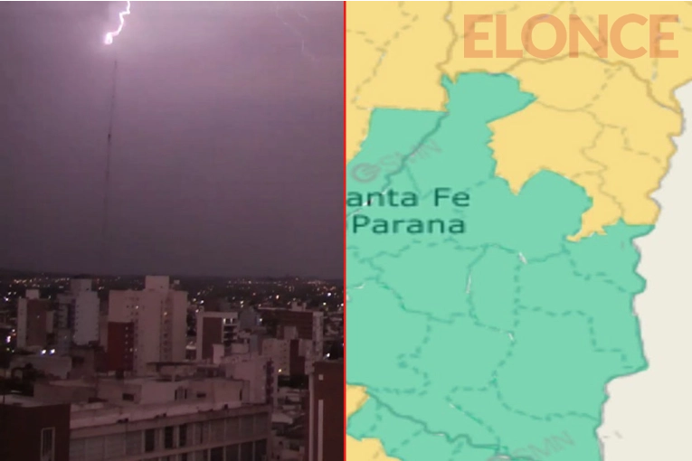 Renovaron la alerta amarilla por tormentas para Entre Ríos: qué zona estaría afectada para este domingo