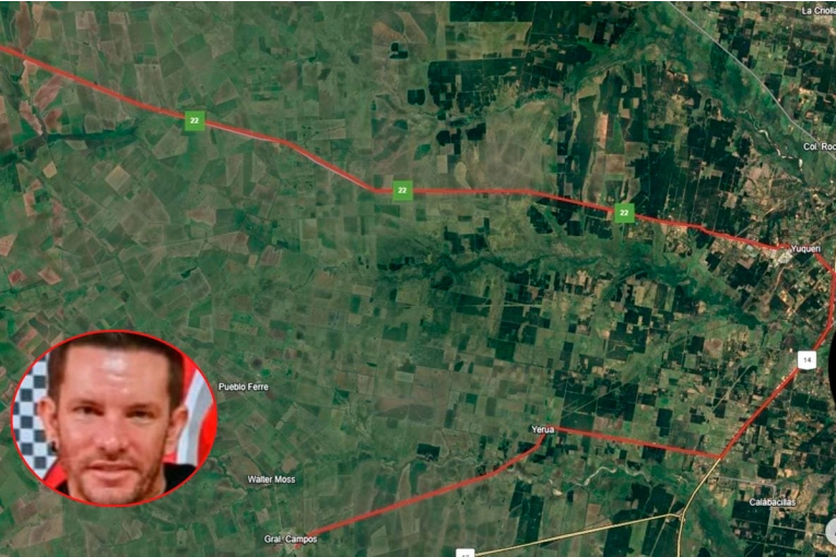 Desaparición de Martín Palacios: cuál fue la ruta en la que habría trasladado a Pablo Laurta