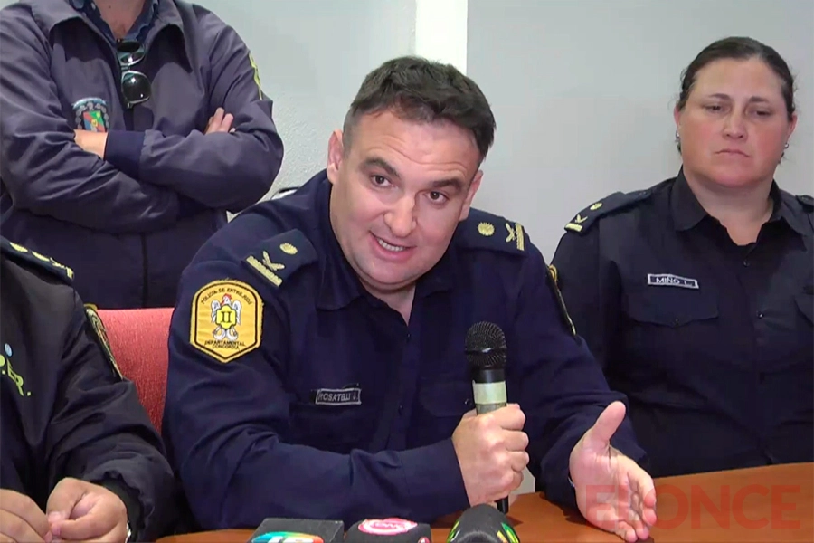 José María Rosatelli, jefe de la Departamental policial de Concordia (foto Elonce)
