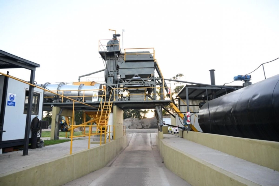 Se puso en marcha la Planta de Asfalto