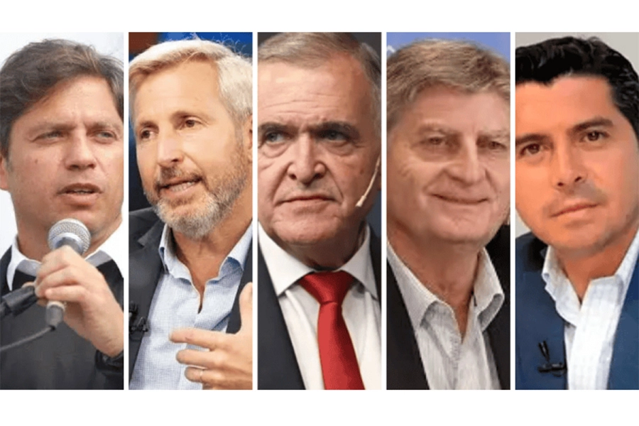 Kicillof, Frigerio, Jado, Ziliotto y Orrego
