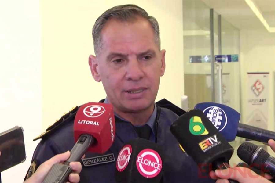 Jefe de la Polic&iacute;a de Entre R&iacute;os, Claudio Gonz&aacute;lez