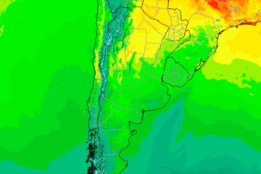 Fin de semana con temperaturas más bajas.