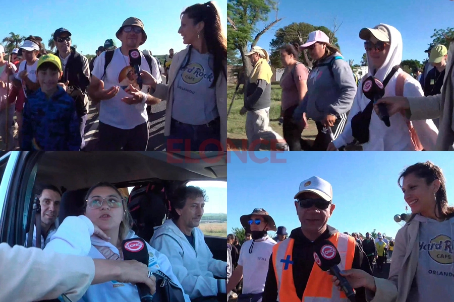 Testimonios de los fieles en la Peregrinaci&oacute;n de los Pueblos (foto Elonce)