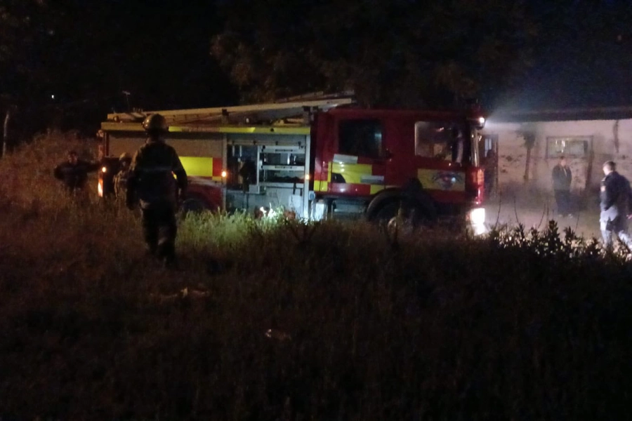 Una dotaci&oacute;n control&oacute; el fuego. Foto: Bomberos Voluntarios de Paran&aacute;.