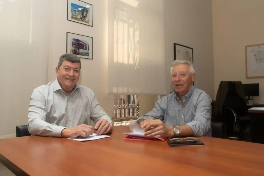 Manuel Sch&ouml;nhals y Miguel Marizza