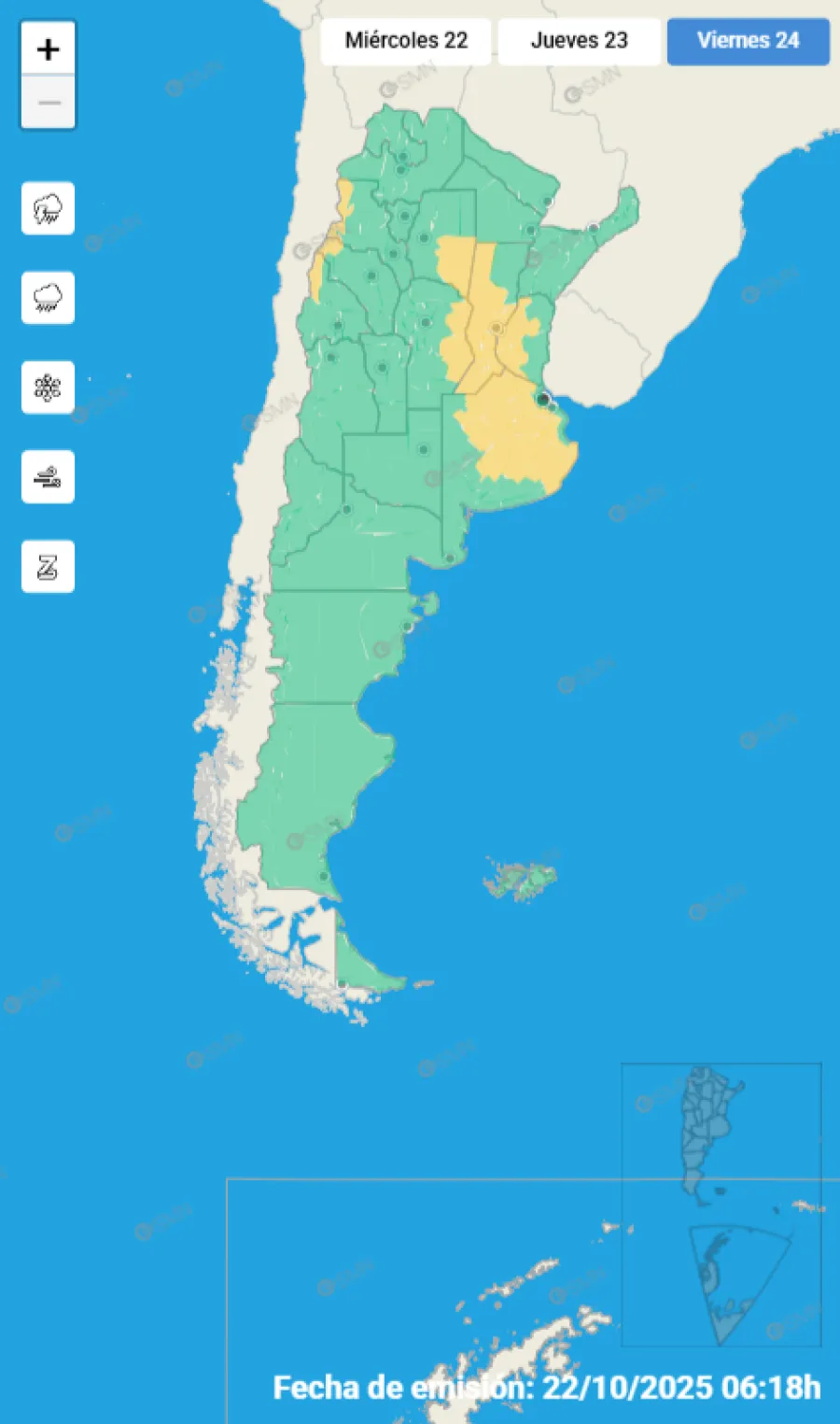 Alerta por tormentas en Entre R&iacute;os