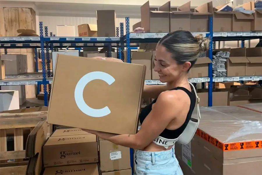 Caro Calvagni combin&oacute; su pasi&oacute;n por la moda y el fitness para crear su marca. (Foto: @calvagniofficial)