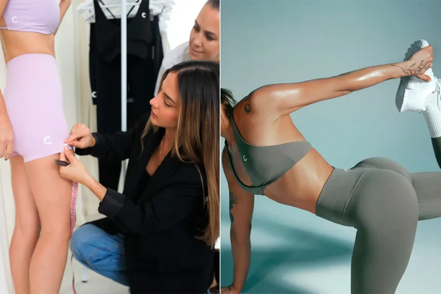 Caro Calvagni combin&oacute; su pasi&oacute;n por la moda y el fitness para crear su marca. (Foto: @calvagniofficial)