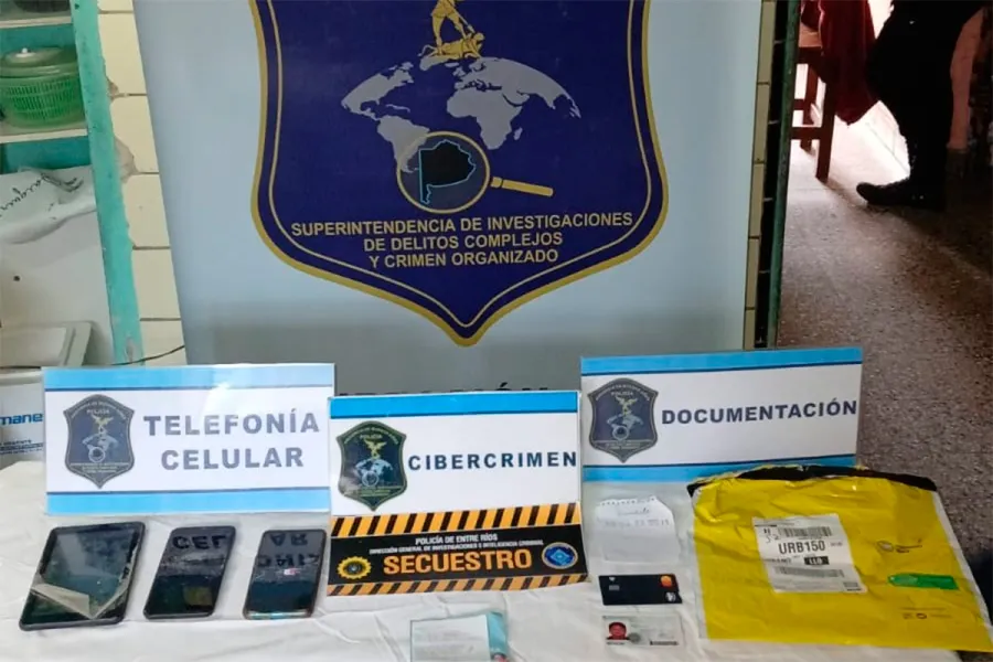 Los elementos incautados