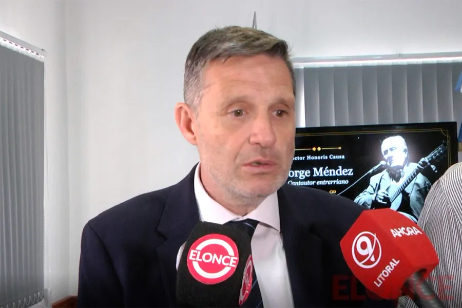 Rector de UADER, Luciano Filipuzzi (foto Elonce)