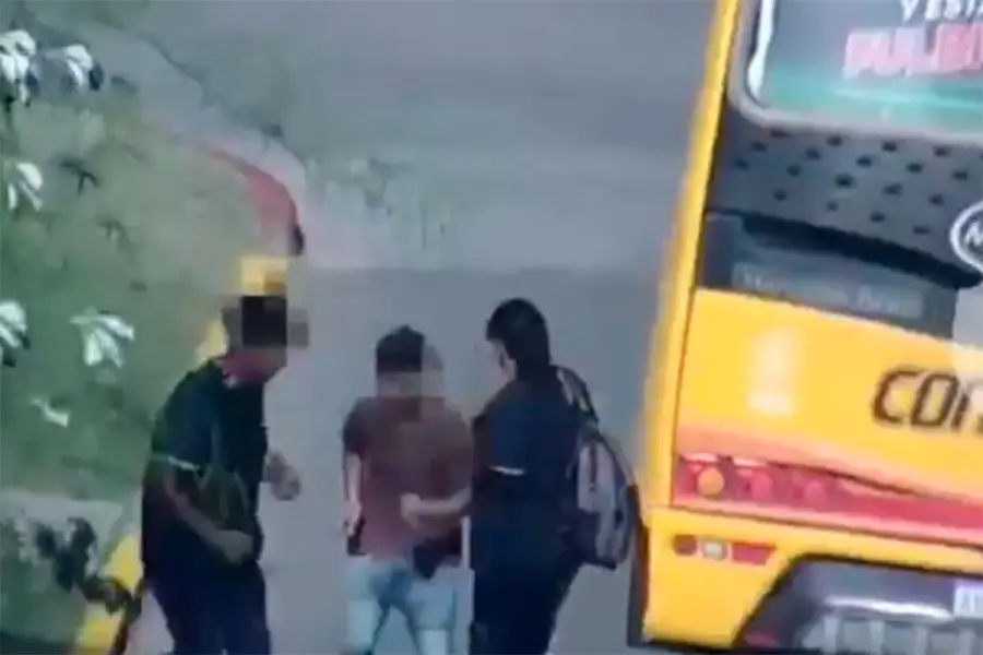 Le hicieron &ldquo;piecito&rdquo; y rob&oacute; un celular por la ventanilla de un colectivo
