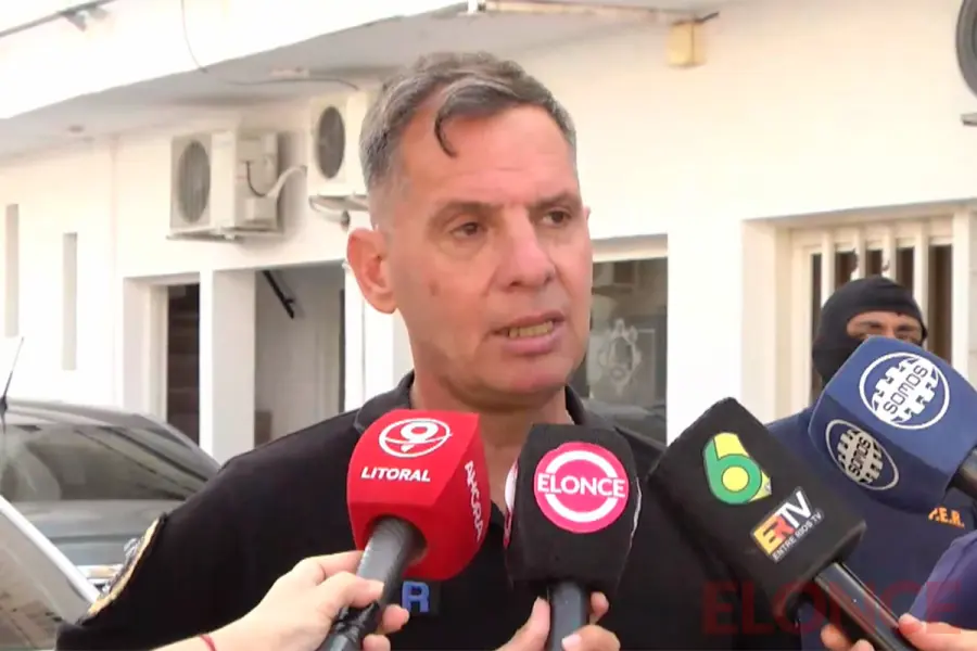 Jefe de la Polic&iacute;a de Entre R&iacute;os, Claudio Gonz&aacute;lez