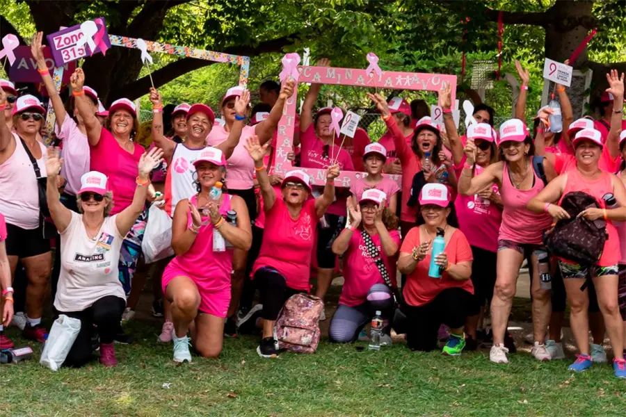 Caminata Rosa en Paran&aacute; (Gimnasio Taian - archivo)