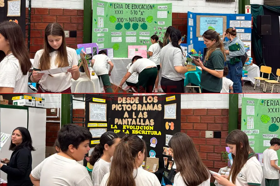 Feria educativa de la escuela Pastor Enrique Marconi (foto Elonce)