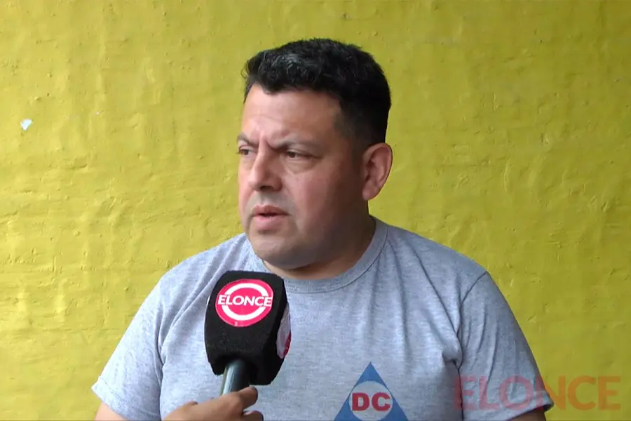 Lucas Garc&iacute;a, coordinador de Defensa Civil de Paran&aacute; (foto Elonce)