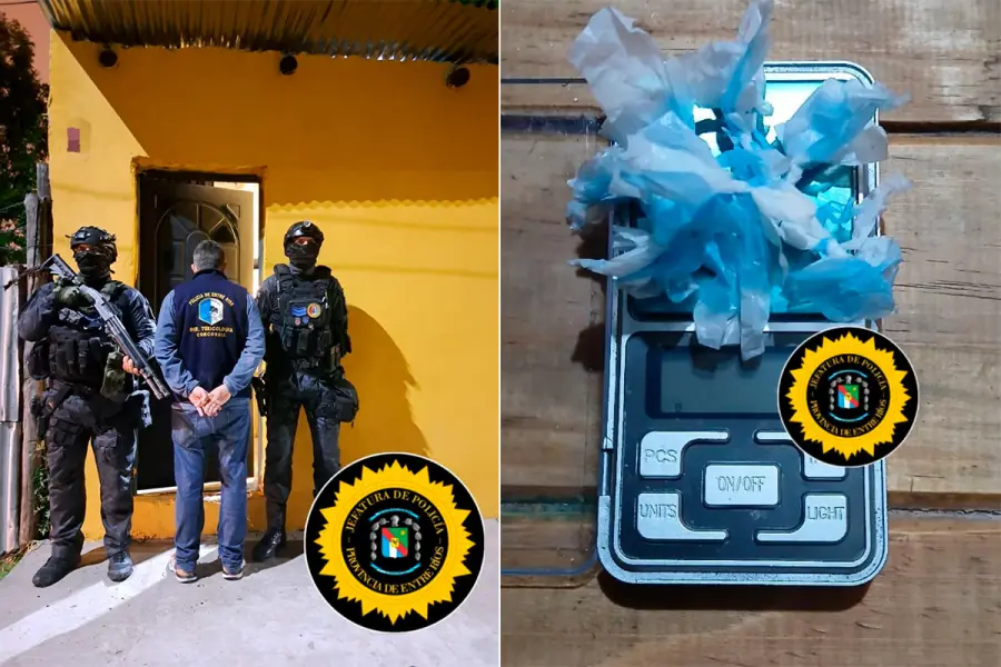 Cuatro detenidos en allanamientos por Narcomenudeo: incautaron coca&iacute;na y dinero