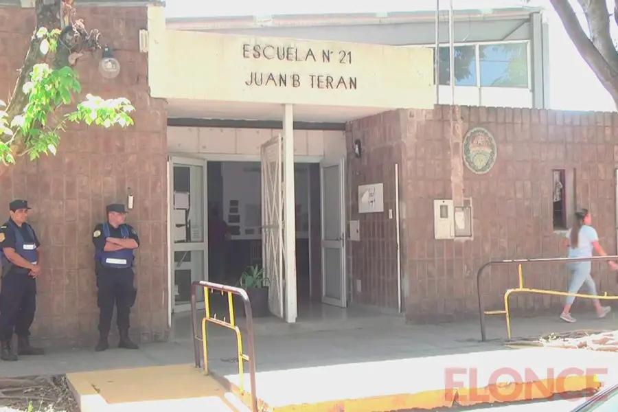 Escuela primaria N&deg;21 &ldquo;Juan Benjam&iacute;n Ter&aacute;n&rdquo; de Paran&aacute; (foto Elonce)