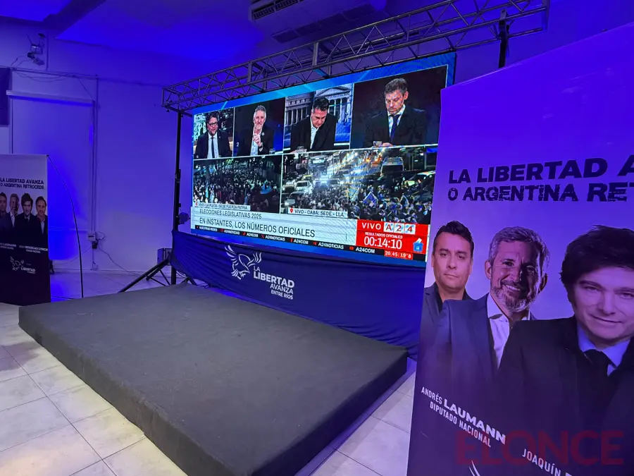 B&uacute;nker de Alianza La Libertad Avanza (foto Elonce)