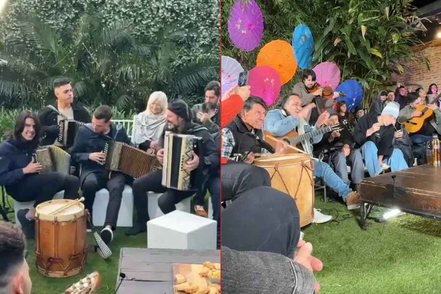 Un festejo con folclore y j&oacute;venes talentos (foto captura de Instagram)