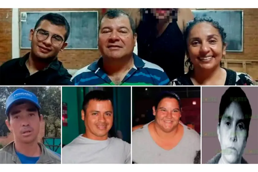 Los siete imputados por el femicidio de Cecilia est&aacute;n en prisi&oacute;n (foto TN)