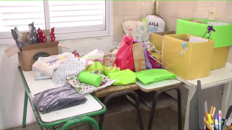 Los regalos que se sortear&aacute;n en el mate bingo (foto Elonce)