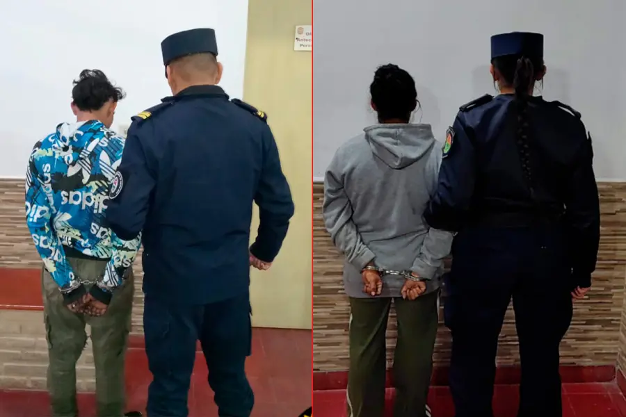 Detenidos en La Paz (foto Polic&iacute;a de Entre R&iacute;os)