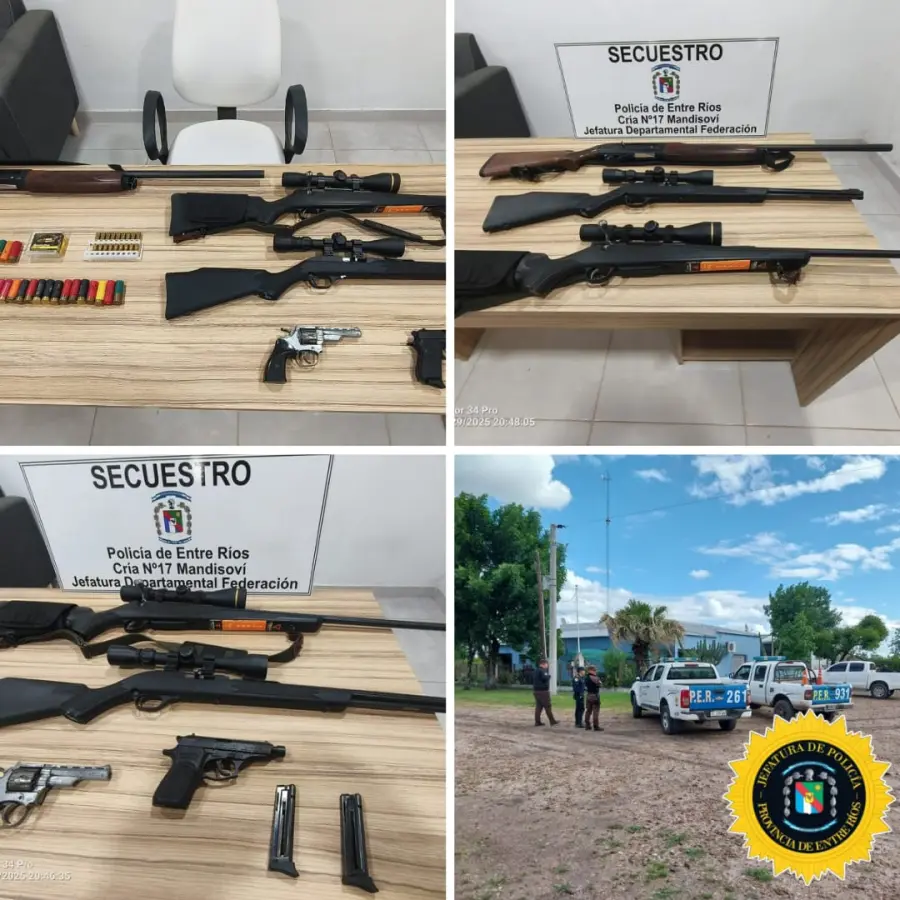 Allanamiento por uso indebido de armas en Federaci&oacute;n