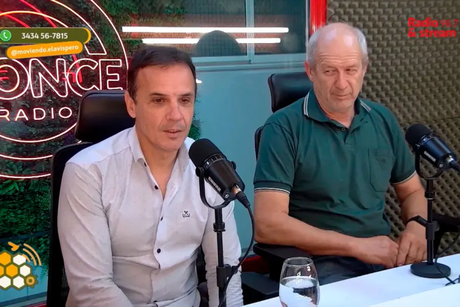 Carlos Strada y Fabi&aacute;n Russian (foto Elonce)