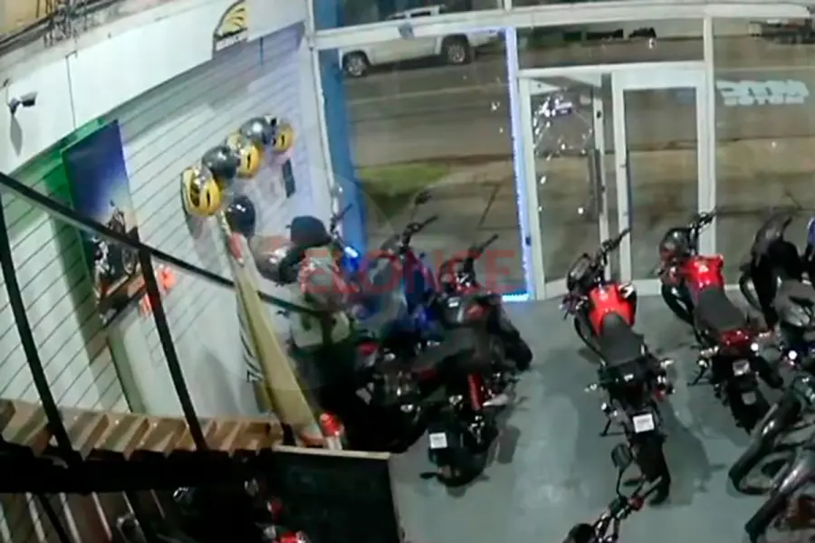 Robo filmado en Paran&aacute; (foto Elonce)