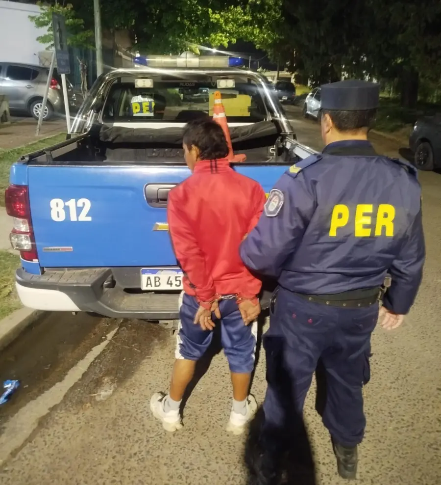 Detenido en Paran&aacute; (foto Polic&iacute;a de Entre R&iacute;os)