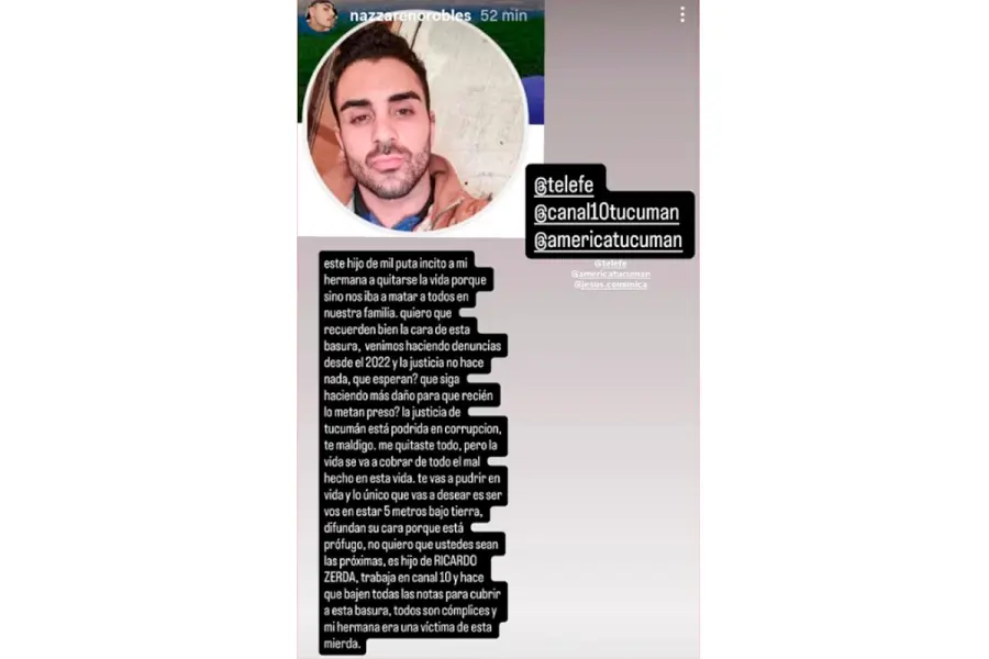 El posteo de la hermana de Karla Robles tras su dr&aacute;stica decisi&oacute;n. (Foto: Facebook/Angie Toledo)