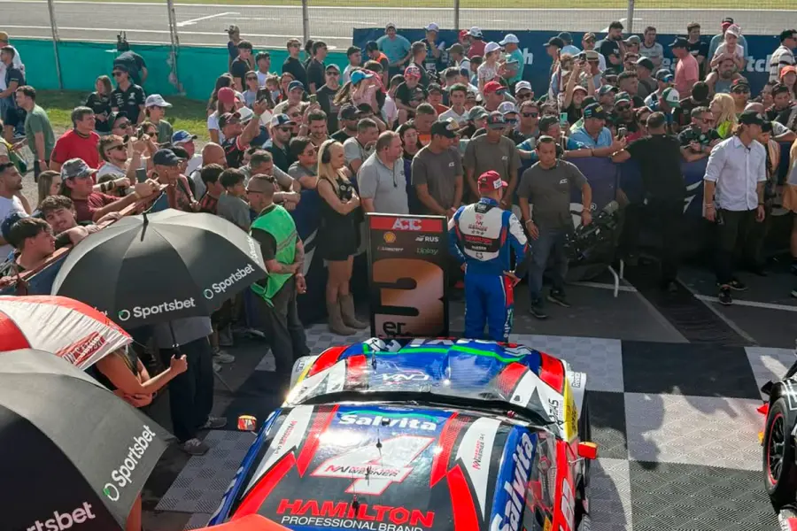 Werner junto al p&uacute;blico. Foto: Mariano Werner.