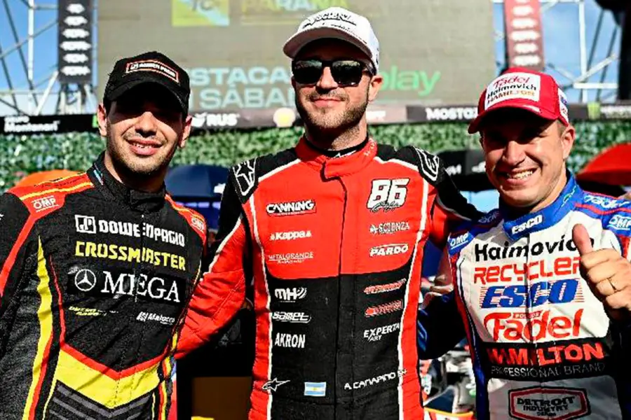 Los tres protagonistas. Foto: ACTC.