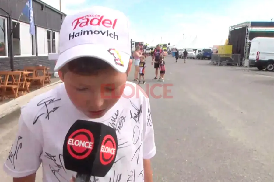 Nacho, de tan solo nueve a&ntilde;os, en el CVE. Foto: Elonce.