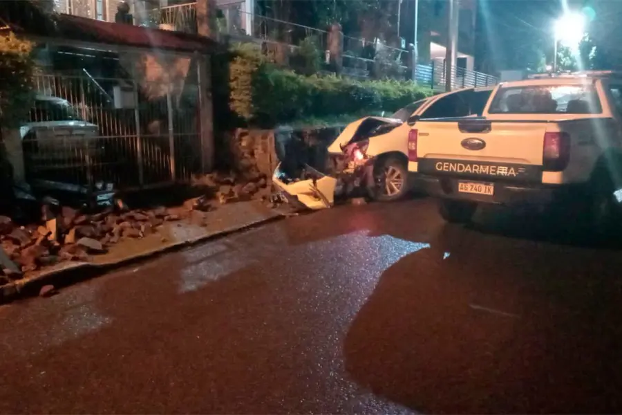 Embisti&oacute; un m&oacute;vil en la Ruta 14